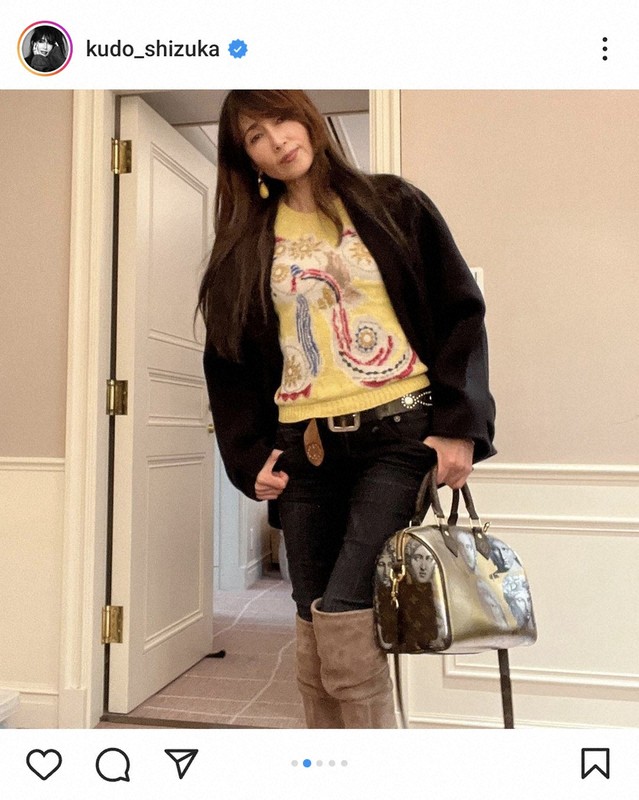 工藤静香 ディナーショー後の私服コーデに「カッコイイ」「スタイル良くておしゃれでかわいい」の声(スポニチ) 毎日新聞 工藤静香 ディナーショー後の私服コーデに「カッコイイ」「スタイル良くておしゃれでかわいい」の声(スポニチ) 毎日新聞