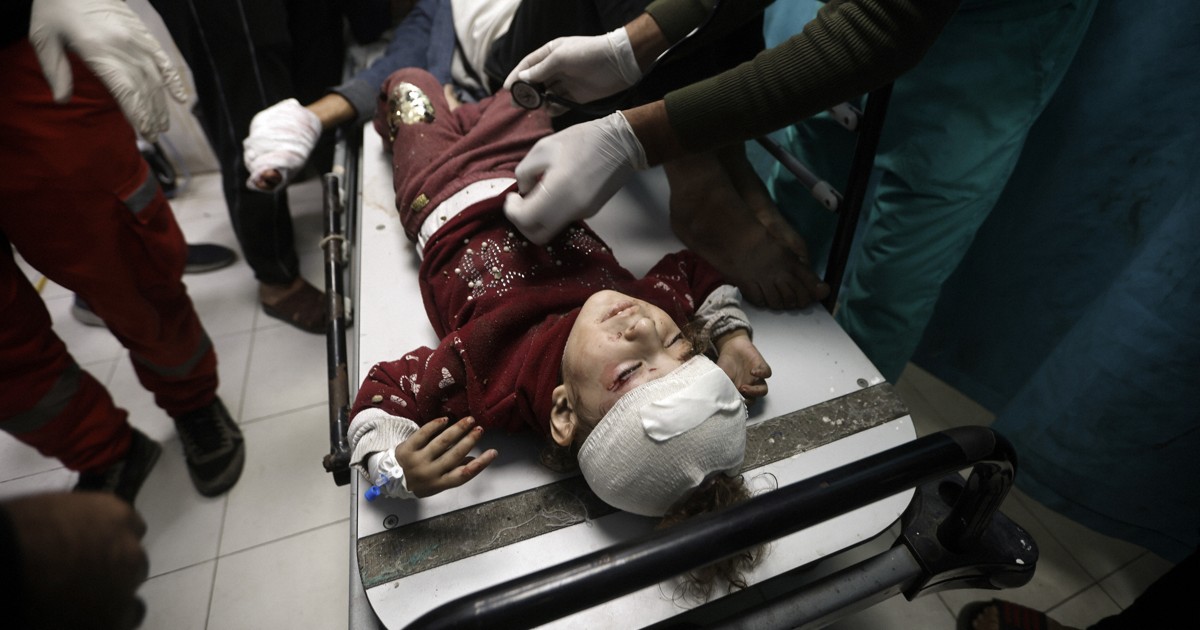 栄養不足で未熟児出産増、床で診察… ガザ南部、深まる人道危機 | 毎日新聞