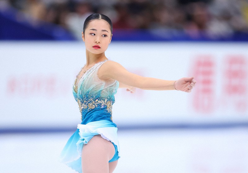 2年連続3位の島田麻央 「他と違う緊張感に…」 全日本フィギュア | 毎日新聞