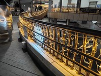 駅前のイルミネーション
