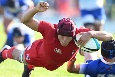 新ジャージーの流通経大柏 逆転でシード校撃破 全国高校ラグビー