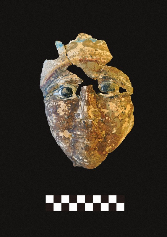 専用　紀元前　古代エジプト　涙壺　タサオサ　高さ13㎝ 東S8-0401☆2F 古代エジプト第2王朝時代の墓など発見 日本・エジプト合同調査隊 [写真