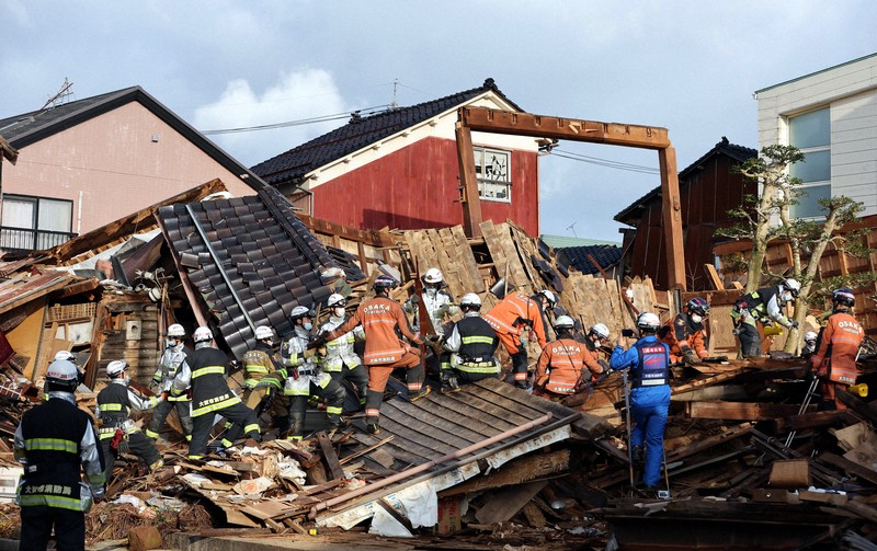 土砂崩れで2人死亡、11人不明 石川・穴水町 能登半島地震 | 毎日新聞
