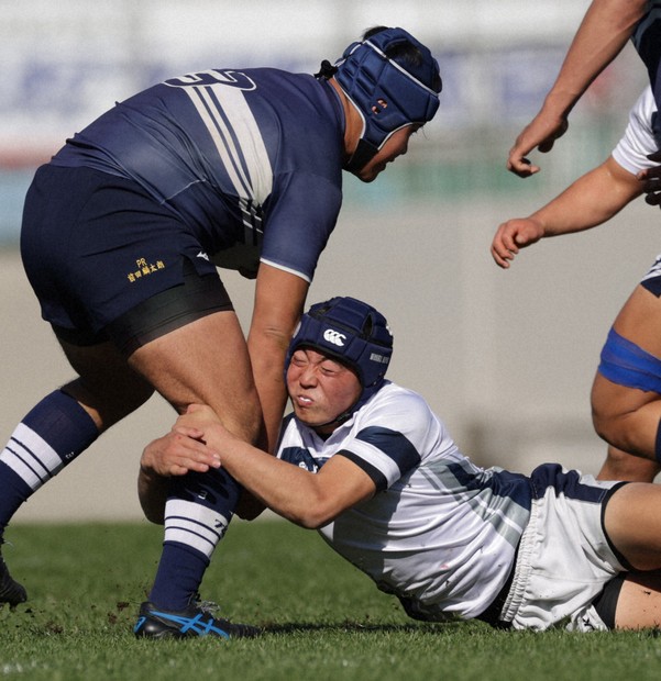 筑波大付属中から桐蔭学園 111キロ前田、夢の決勝へ 高校ラグビー