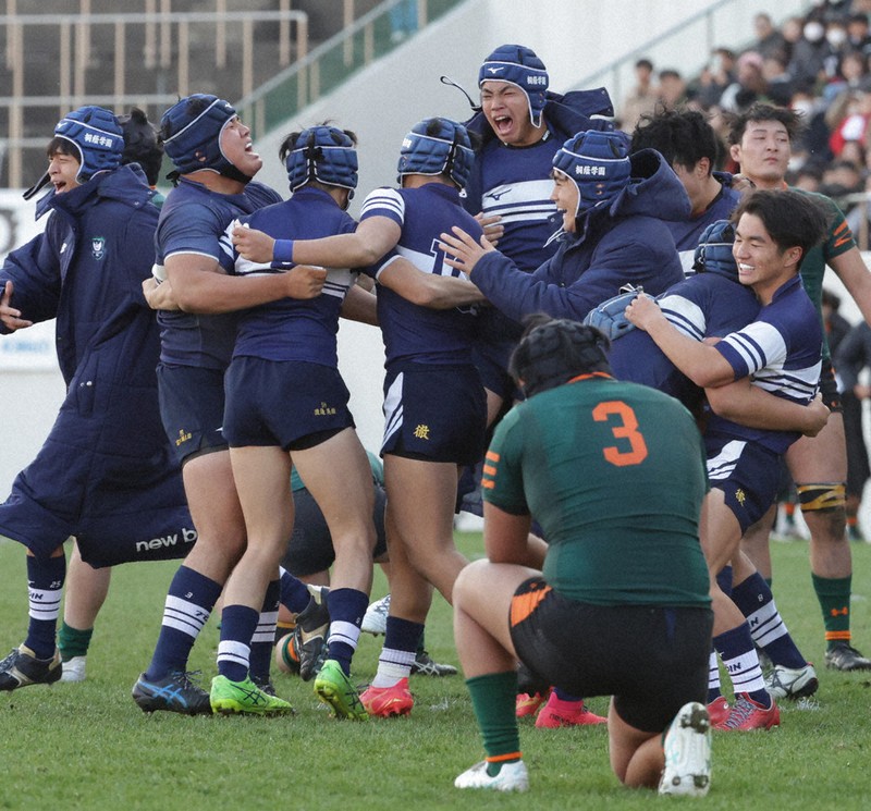 全国高校ラグビー：決勝 桐蔭学園8－5東福岡（その1） 桐蔭学園V、貫徹