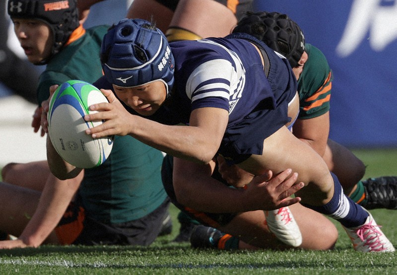 全国高校ラグビー：決勝 桐蔭学園8－5東福岡（その1） 桐蔭学園V、貫徹