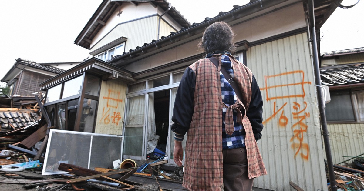 押し寄せる津波、「逃げろ！」叫んだ夫は行方不明 能登半島地震 | 毎日新聞