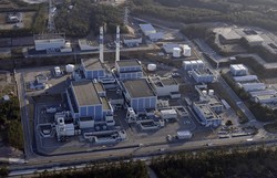 能登半島地震に見舞われた北陸電力志賀原発＝石川県志賀町で2024年1月2日、本社ヘリから