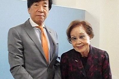 疎開した穴水に「恩返し」 海老名香葉子さんの依頼で飲料水支援