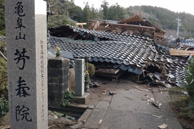 能登半島地震 文化財5県で256件被害 全容把握難しく | 毎日新聞