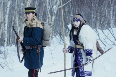 映画「ゴールデンカムイ」の一場面