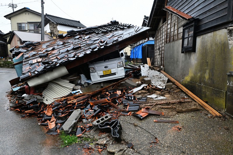 能登半島地震 21日の被災地 [写真特集1/8] | 毎日新聞