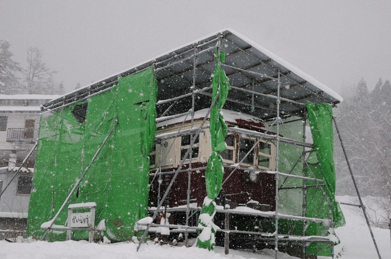 100歳の木造車両を後世に 廃線「三山線」で活躍、修復へ寄付募る