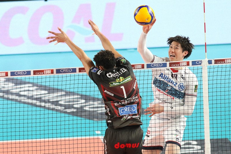 週刊バレー・セリエA：石川祐希、最多19得点も及ばず 昨季準