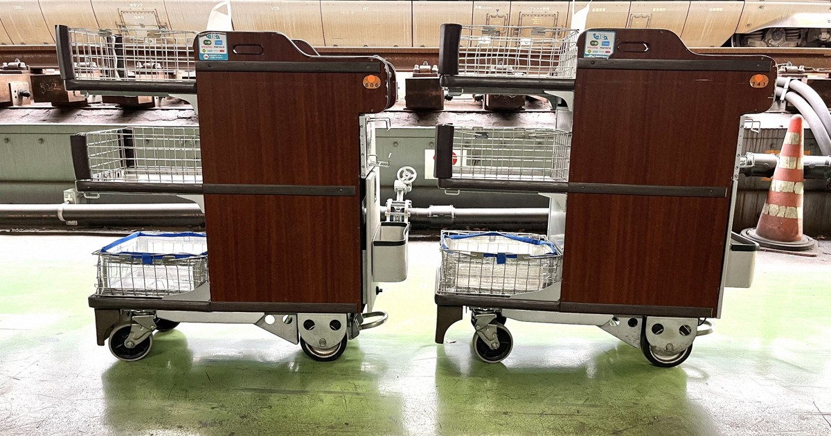 のぞみ・ひかりの車内販売ワゴン、抽選販売 50台、10万円で