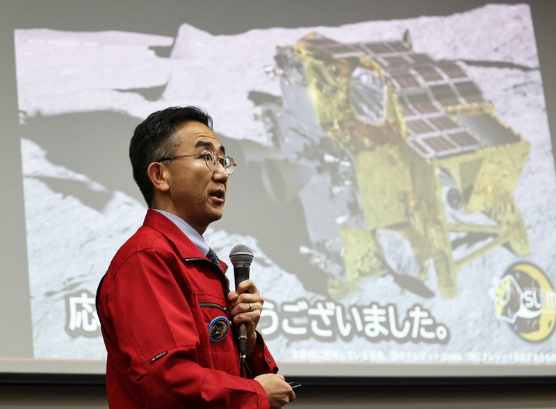 SLIM、月面への「ピンポイント着陸」に成功 誤差100m以内 [写真特集5/7] 毎日新聞