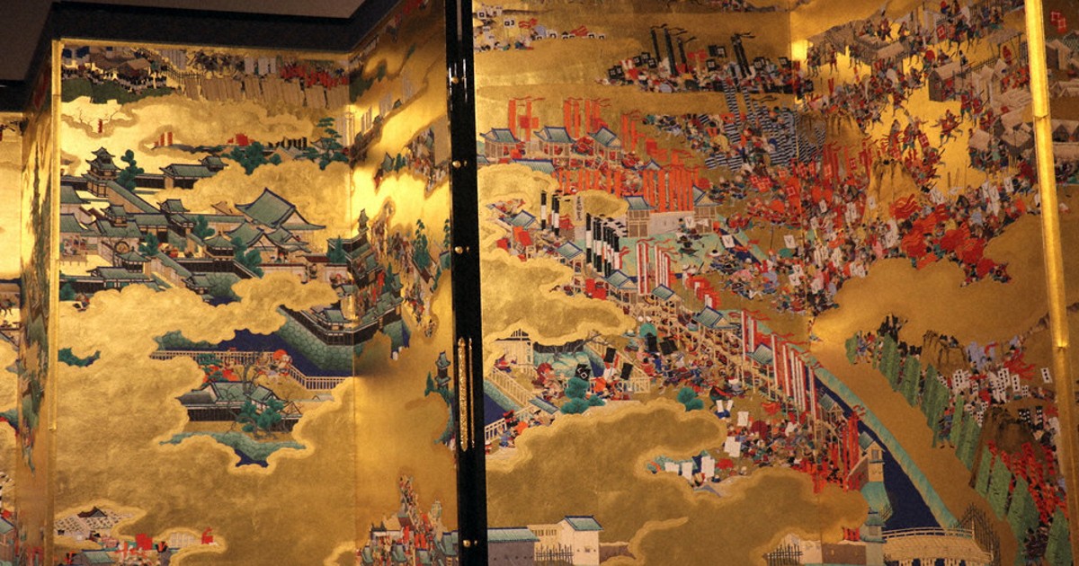 デジタル技術で鮮やかに 「大坂冬の陣図屏風」を復元 真田ミュージアム