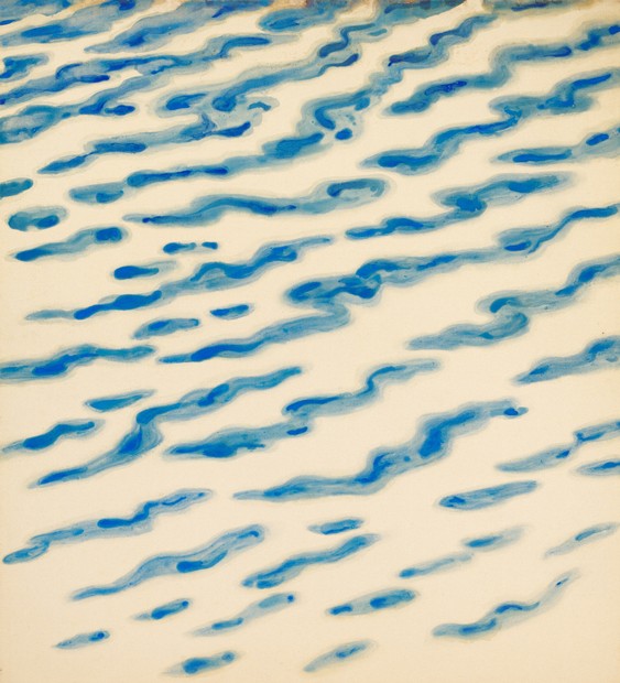 福田平八郎の未発表作品「水」見つかる 重文「漣」より複雑な波模様