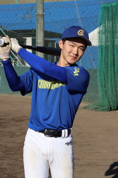 下剋上で頂へ－'24センバツ・中央学院：選手紹介 上村晃平外野手 2年