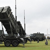 自衛隊に配備されているパトリオット＝福岡県春日市の陸上自衛隊福岡駐屯地で2020年9月、平川昌範撮影