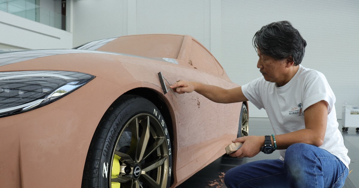 フェアレディZは“風のリズム” 造形職人クレーモデラーのこだわり