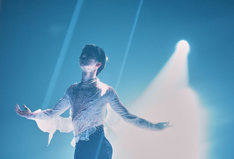 リンクサイド：羽生結弦さん「魂を込めて滑りを置いてきた」 単独