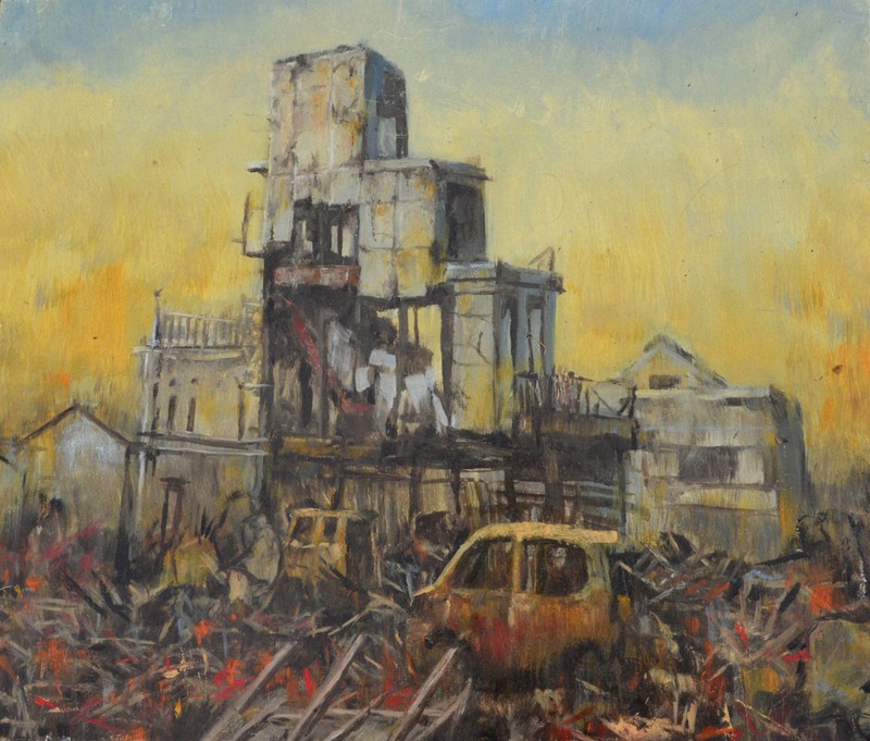 震災画家が描く能登半島 「100年先に伝える」絵に込めた希望 [写真特集