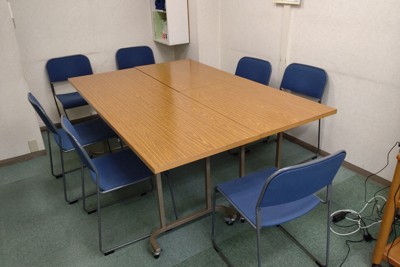「分かち合いの会」を開く場所。話しやすいよう1部屋に5、6人が集まる＝東京都港区赤坂9のグリーフケア・サポートプラザで2024年2月13日午前11時11分、原奈摘撮影