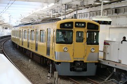 西武新宿線・本川越行きの電車＝筆者撮影