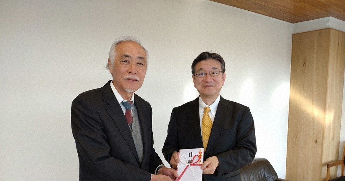 社会事業団への寄託 毎日書道会186万円 ／東京 | 毎日新聞