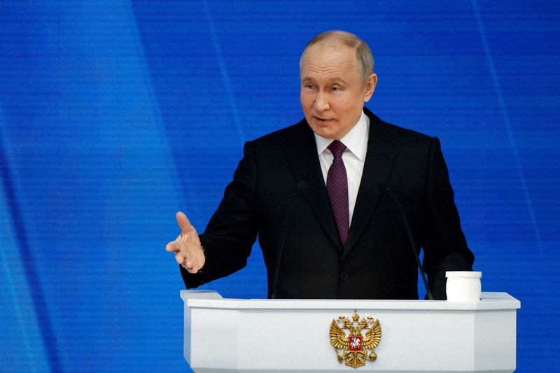 プーチン氏、戦闘継続を表明 核兵器「完全な準備態勢」と威嚇 | 毎日新聞