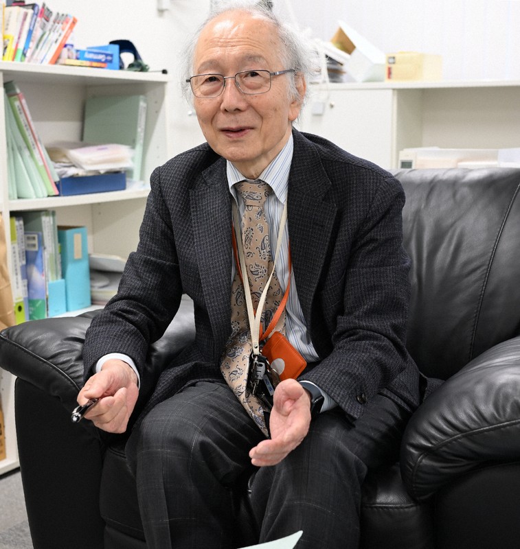 広瀬弘忠・東京女子大名誉教授＝東京都で2024年2月28日、山口智撮影