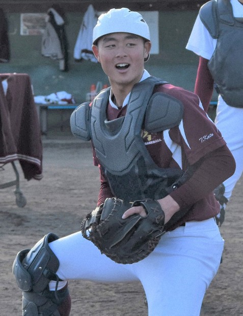 センバツ高校野球 常総学院 選手紹介 加藤太一捕手 ／茨城