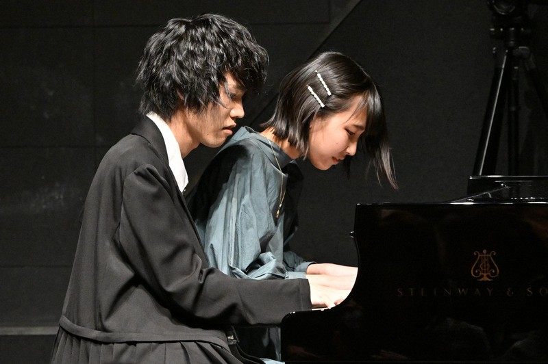 フリースタイルピアニスト けいちゃん被災地に思いはせ [写真特集1/9