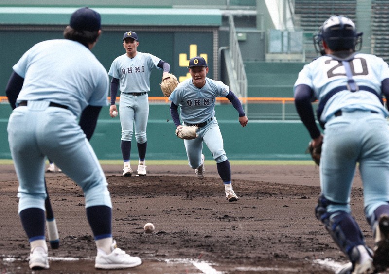 近江高校　練習着 背番号自由 OHMIユニフォーム風パーカー&スウェット 近江高校のOBの方