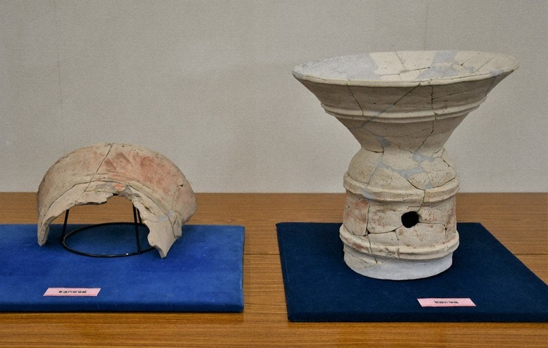 住民「埴輪のようなものが」 日野川中州に前方後円墳 古墳時代中期