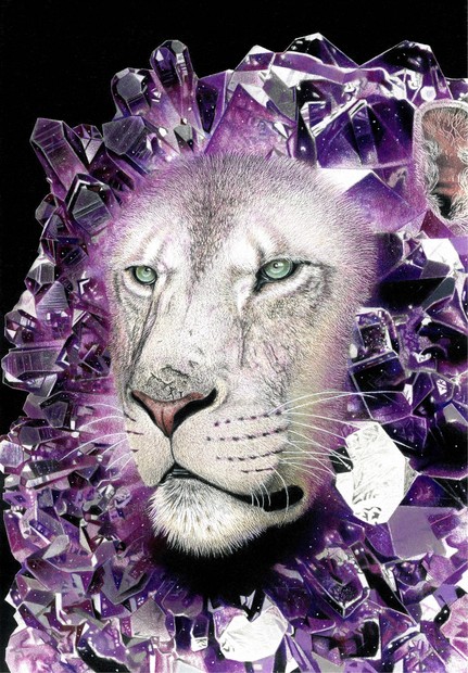 宝石画 鑑定書付き Blue Elephant アート作品 Blue Elephant Art 2026