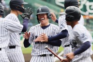 【新品】阿南光高校野球部旧ユニフォーム 顔面付近死球のアクシデント 阿南光・井坂に臨時代走 センバツ