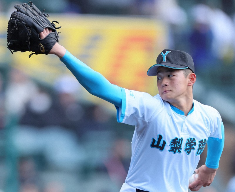 山梨学院が京都外大西降し初戦突破 春連覇なるか センバツ | 毎日新聞