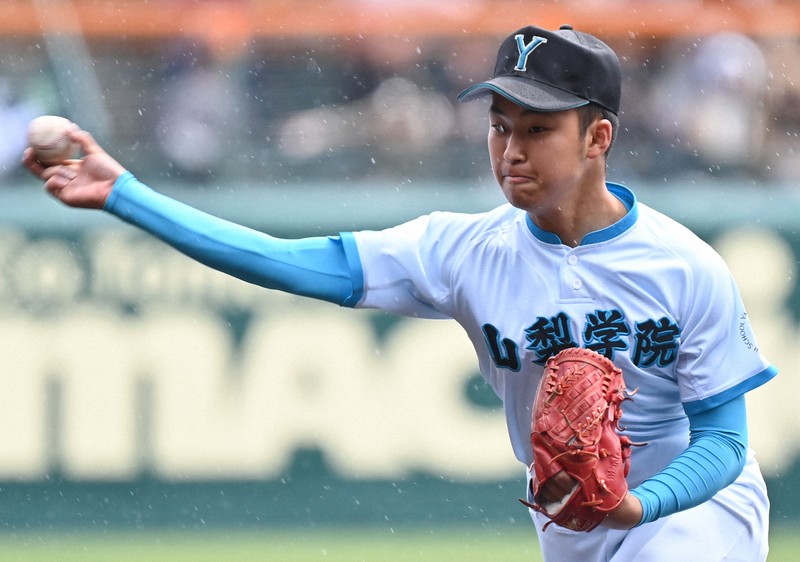 山梨学院－京都外大西（1回戦）センバツ高校野球2024 [写真特集1/10