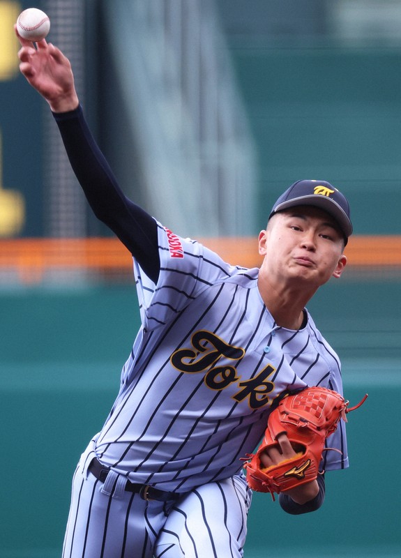 宇治山田商－東海大福岡（1回戦）センバツ高校野球2024 [写真