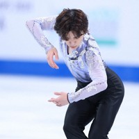 男子SPで演技する宇野昌磨＝カナダ・モントリオールで2024年3月21日、猪飼健史撮影