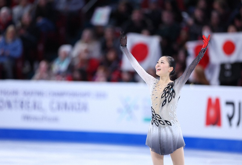 リンクサイド：吉田陽菜「思い切っていけた」 フィギュア世界選手権