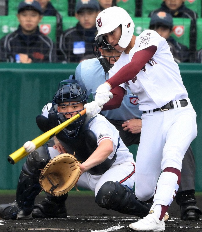 日本航空石川－常総学院（1回戦）センバツ高校野球2024 [写真