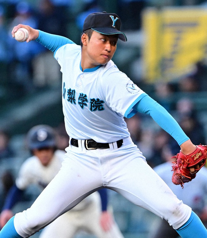 創志学園ー山梨学院（2回戦）センバツ高校野球2024 [写真特集1/13