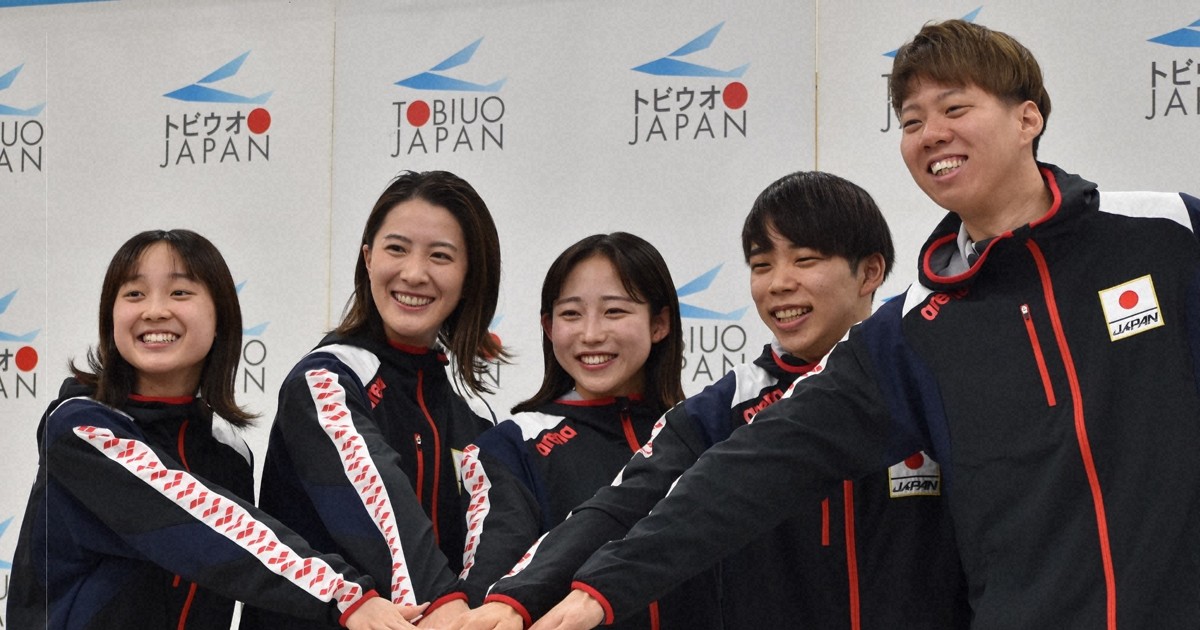 若手台頭の競泳日本代表 パリ五輪で「停滞ムード」吹き飛ばせるか