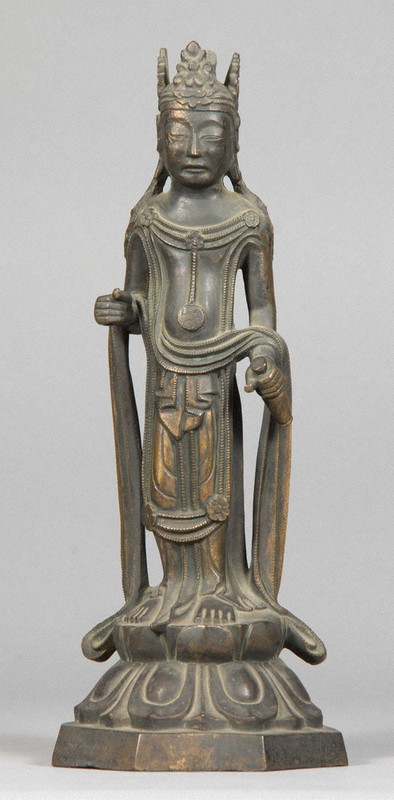 古董 古銅の観音菩薩座像(明代・14〜17世紀) 旧家藏出 贵重品 古銅製 古銅の観音菩薩座像(明代・14〜17世紀) 旧家藏出 贵重品 - メルカリ