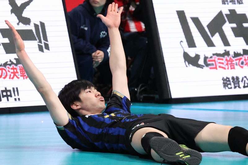 涙の大塚達宣「『あれ？ あれ？』がずっと」 Vリーグ決勝取材