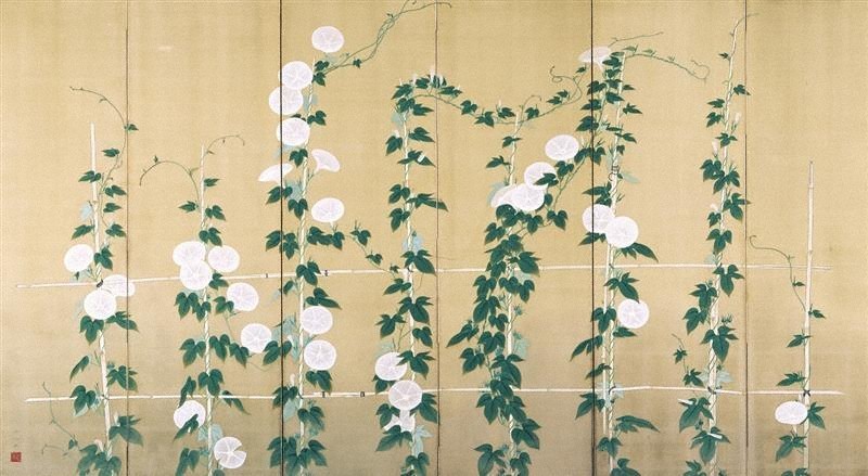 福田平八郎、〈木蓮〉、希少な豪華限定版・大判額装用画集より、状態良好 社告：展覧会「没後50年 福田平八郎」 大阪で5月6日まで ／東京 | 毎日新聞