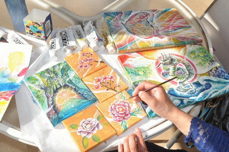 山陰・山陽この人：呉市 ライブペインター こだまこずえさん（44